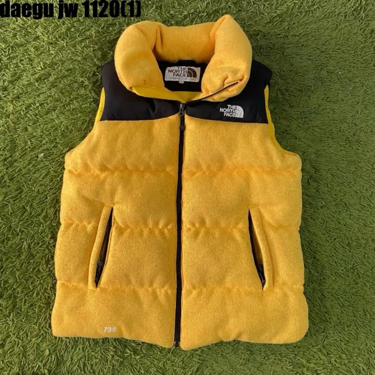 希少☆USA企画90s】ノースフェイス 700 ダウンベスト イエロー XL THE