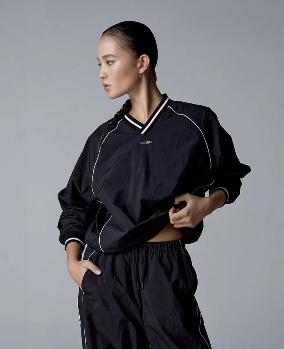 VERISH/ ラインポイント スウェット +トラックパンツ 小売 ナイロン