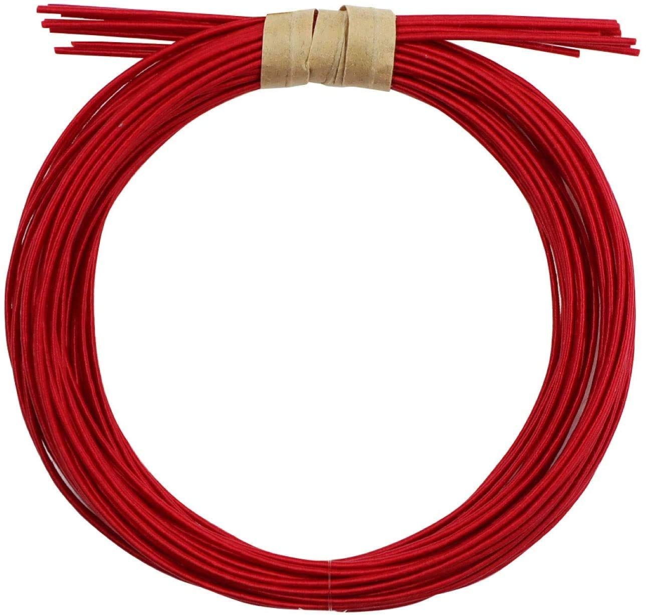 単色 ×9本入 ミズヒキ 長さ各90 cm 01 クラフトギャラリー 赤 デザインペーパー付き 清原 CGMT-01