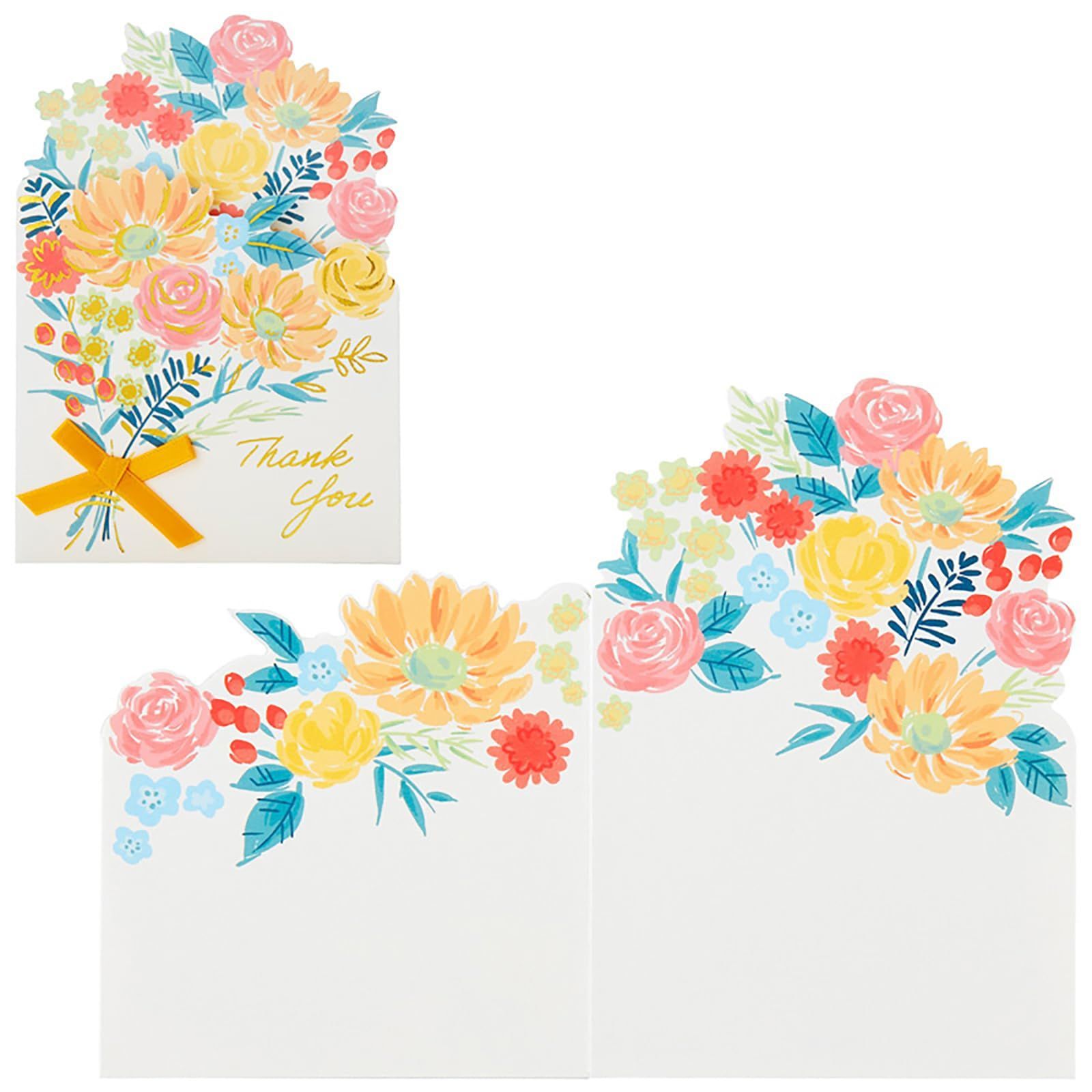 花束イエロー 感謝 グリーティングカード 海外輸送可 メッセージカード TY 184-3 SANRIO サンリオ 981567