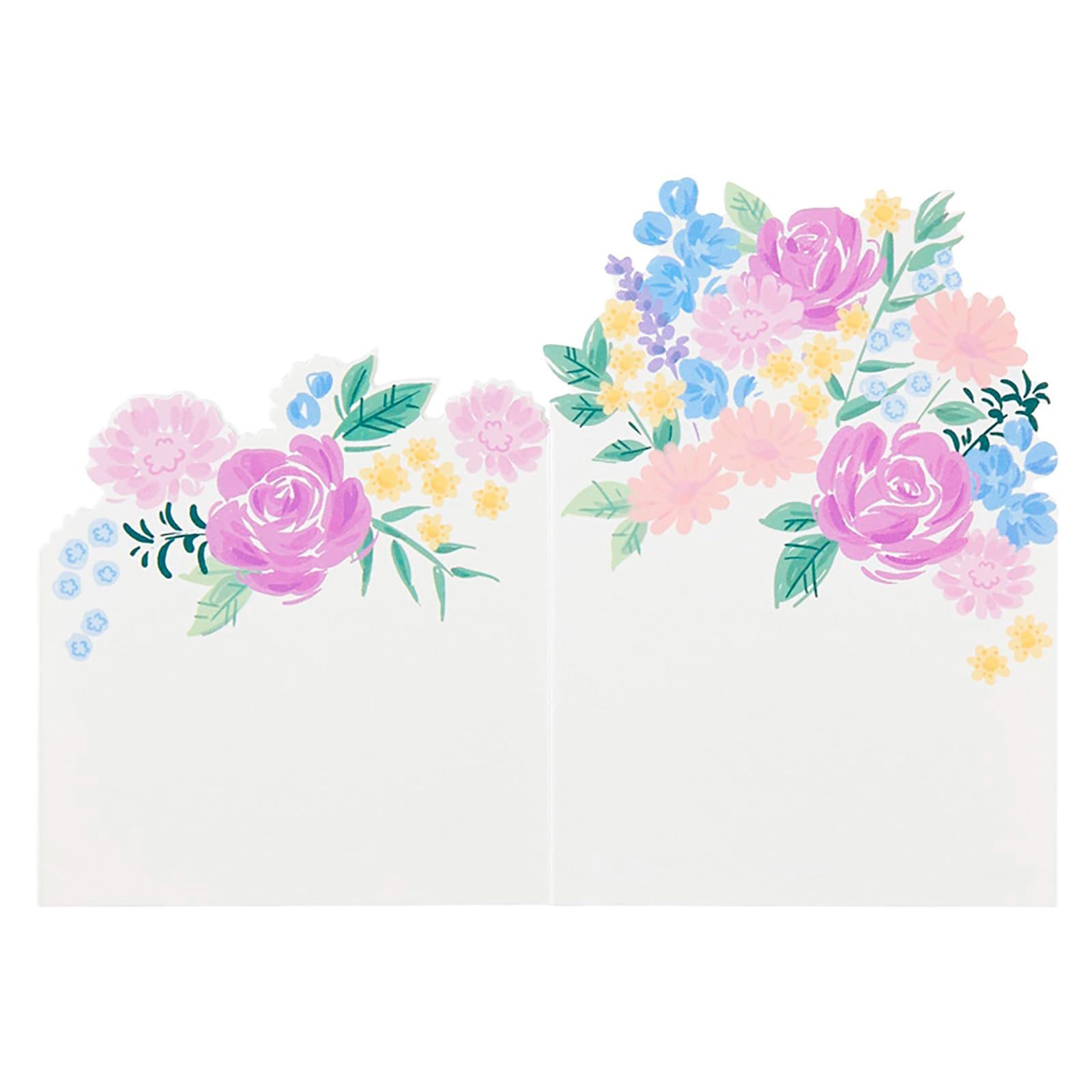  メッセージカード 多目的 花束パープル グリーティングカード 海外輸送可 サンリオ MU 185 3 SANRIO 981681 グリーティングカード レター カード