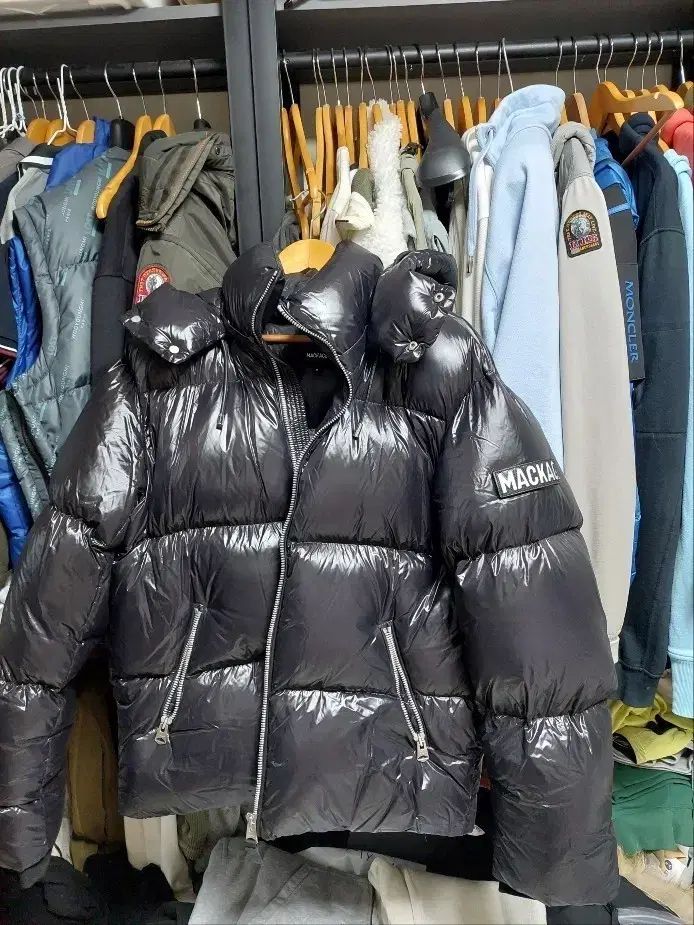 MACKAGE マッカージュ kent-z ブラック ダウン アウター 42 百貨店購入