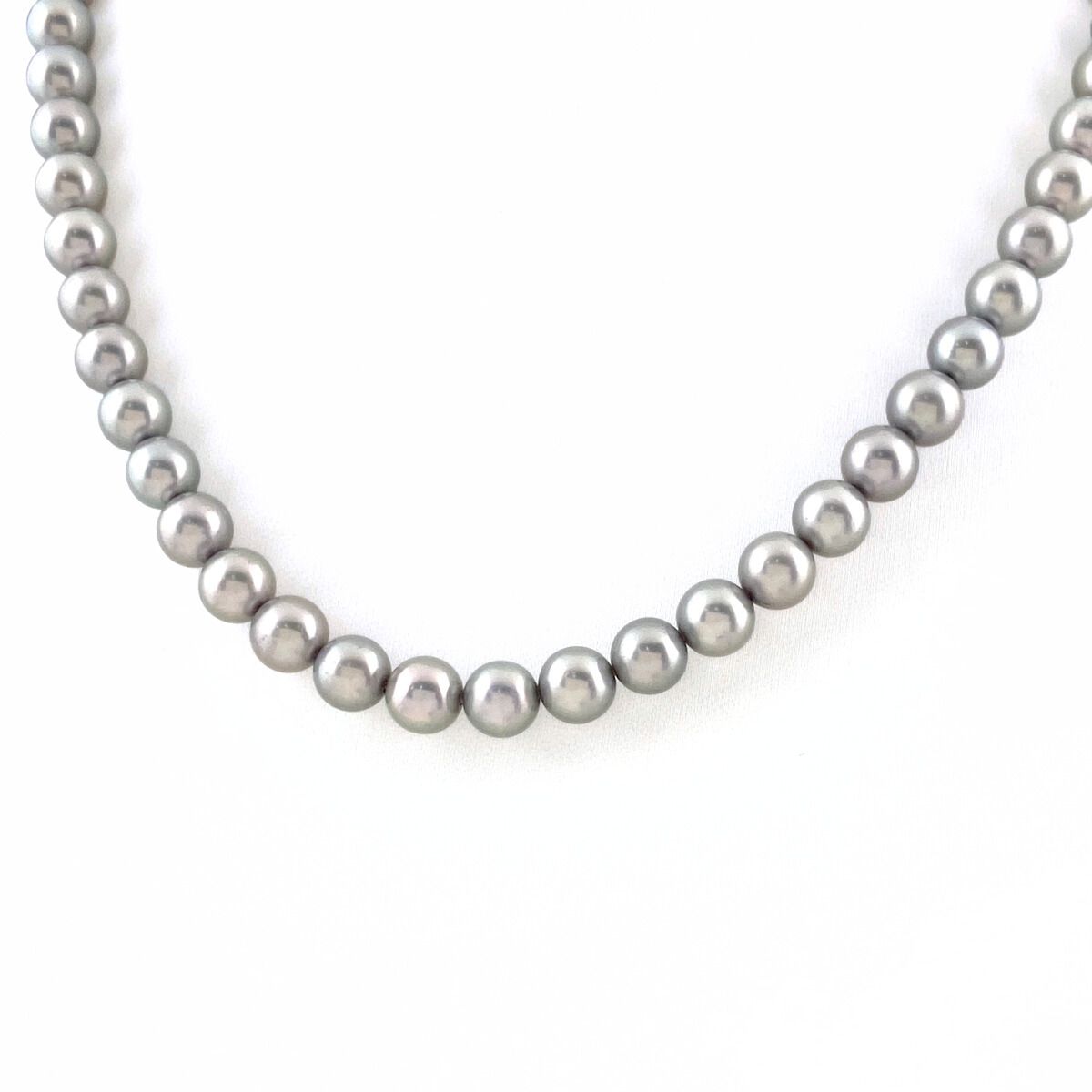 タサキ TASAKI パール デザインネックレス シルバー 真珠 ネックレス