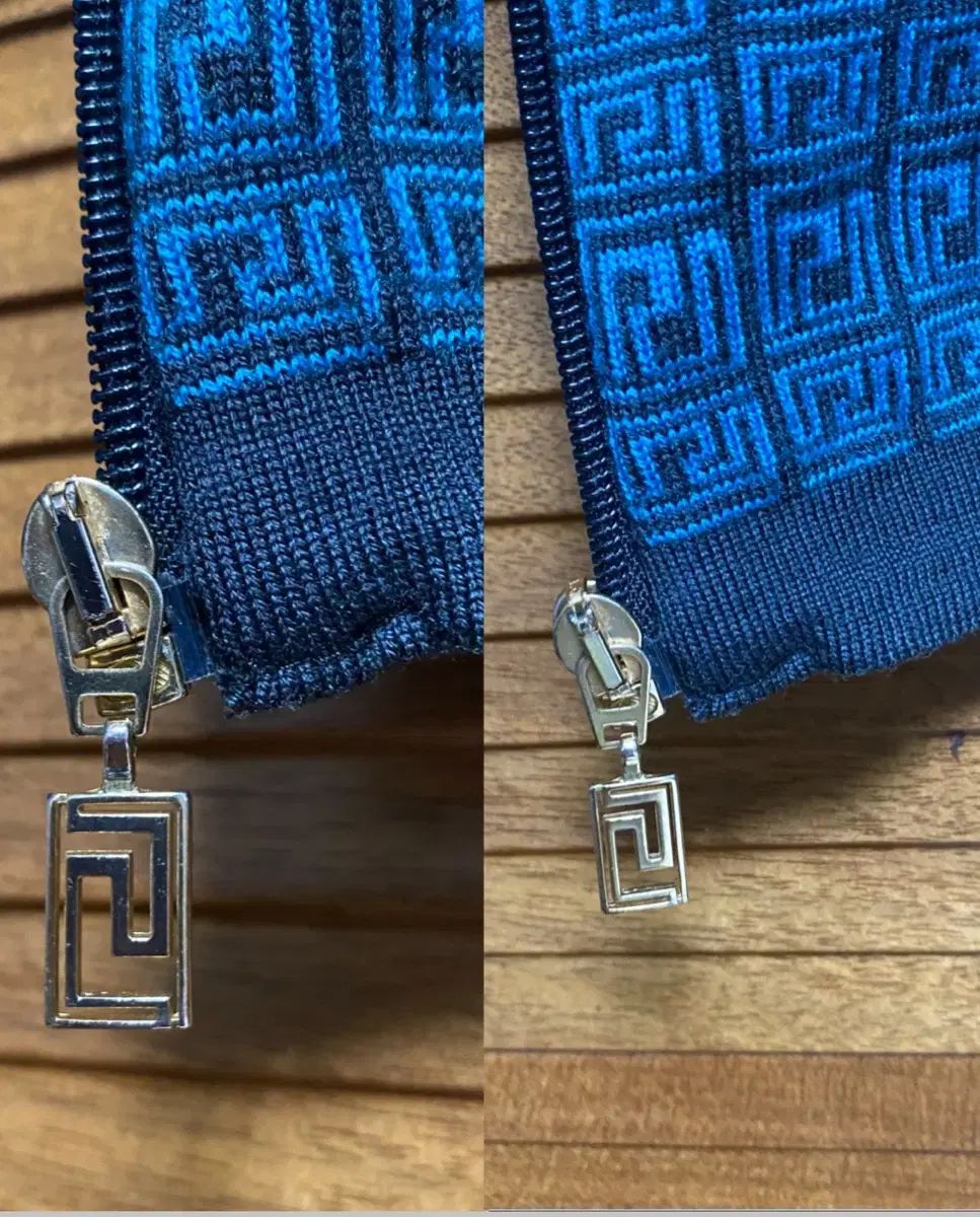 ヴェルサーチェ ヴェルサーチェ ニット ジップアップ ヴェルサーチ