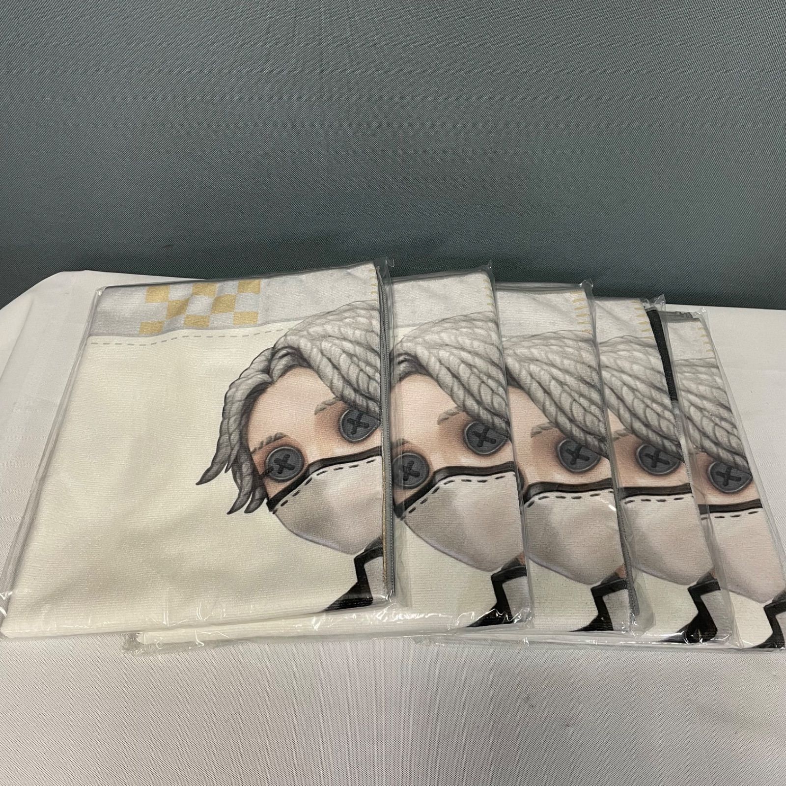 第五人格 納棺師GIGO バスタオル アクリルスタンド 缶バッジ セット IdentityV 第五人格×GIGO 〜休日のおでかけ〜 納棺師 イソップ バス