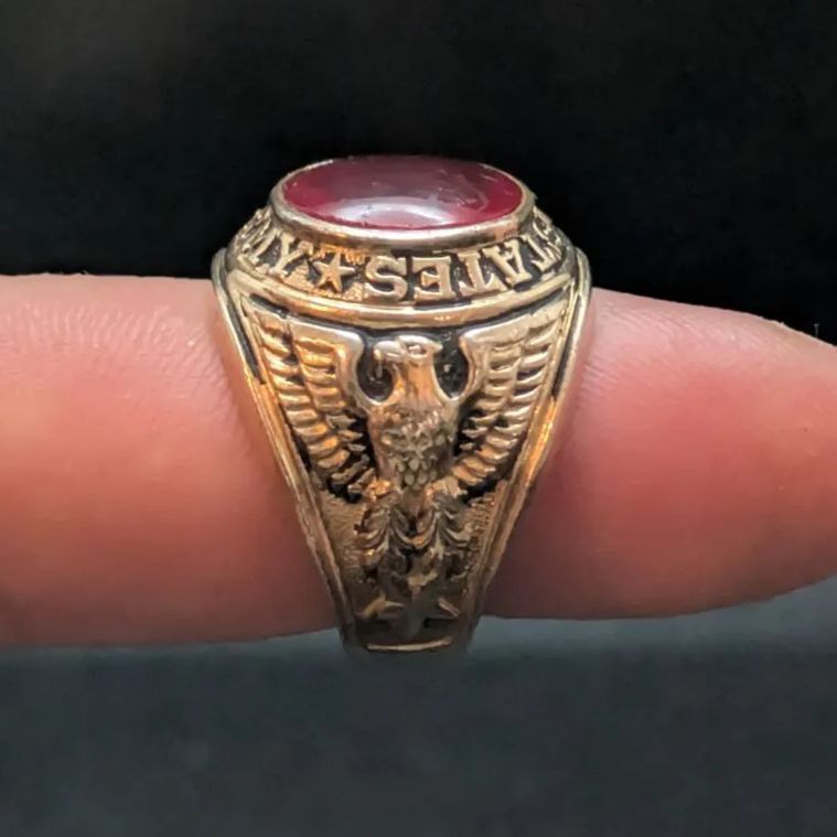 クレストクラフト社 ミリタリーリング 米軍（U.S. Army）10K GF - メルカリ