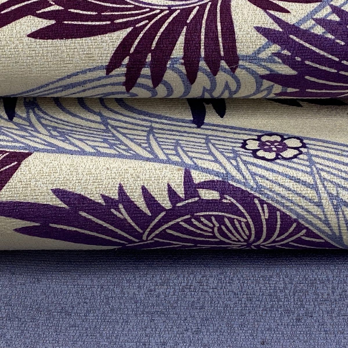 専用帯1504 981 二本セット●栗山吉三郎 和染紅型 高級 正絹 紬 専用帯1504 981 二本セット○栗山吉三郎 和染紅型 高級 正絹 紬 【公式