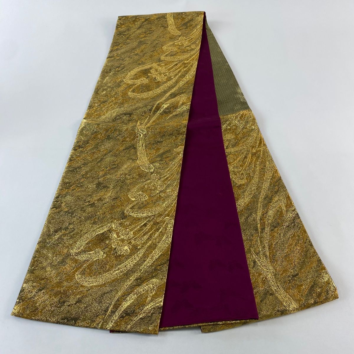 【新品レア】在外秘宝 本金二重箔 袋帯 恵夢雄余留 見高見面任 正絹100% 桂由美 訪問着 No.AA-2861-ワイド-LOサイズのレンタル｜きもの365