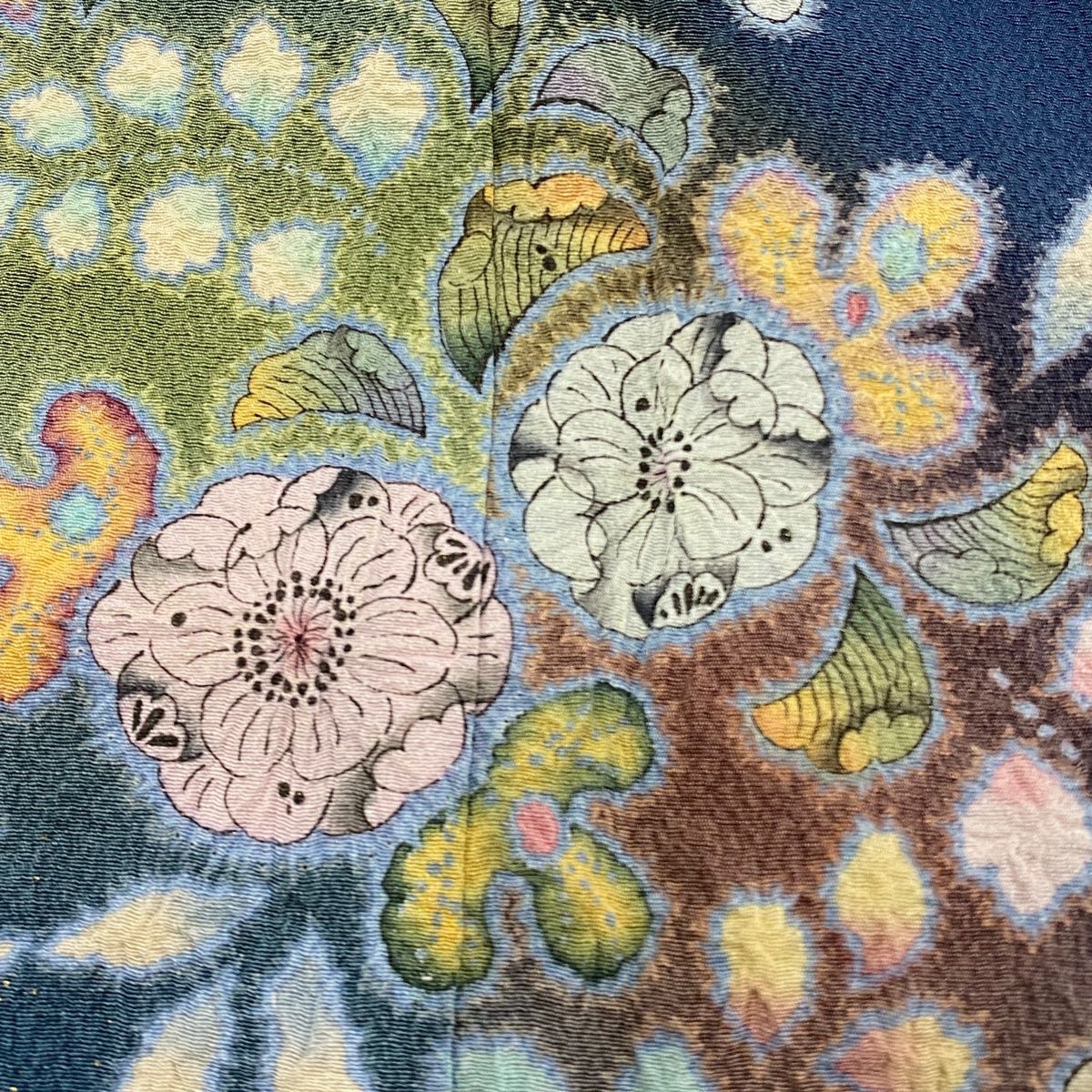 t*5様 翠山工房　やまと扱い 辻が花　訪問着　フルセット　美品　身丈171 裄 t*5様 翠山工房 やまと扱い 辻が花 訪問着 フルセット 美品 身丈171 裄