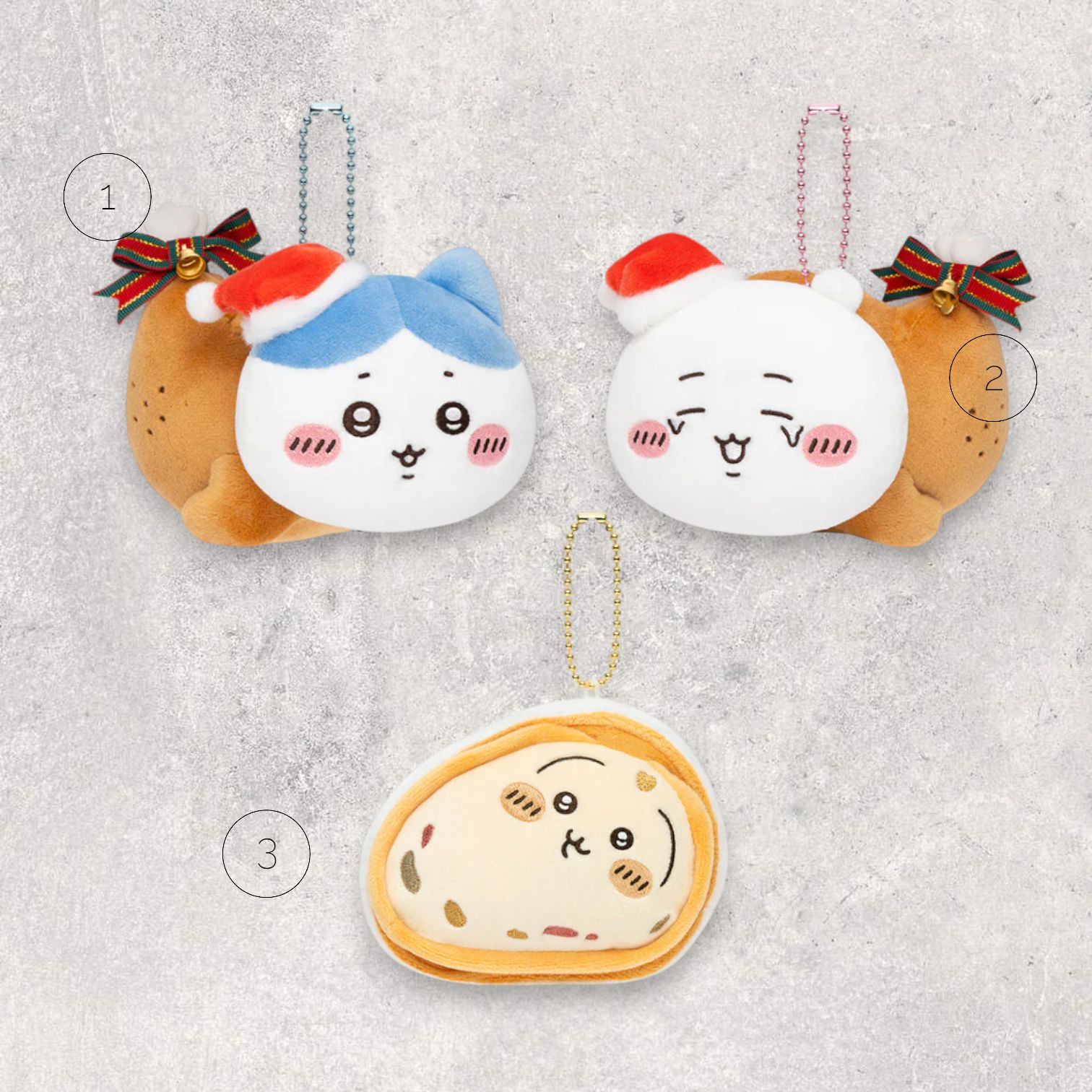 即日発送 ちいかわ クリスマス シュトーレン チキン マスコット 3種セット