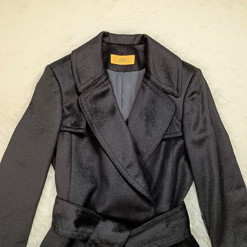 未使用 タグ付 Zelal MOTOMACHI 元町ゼラール カシミヤ100% ロング