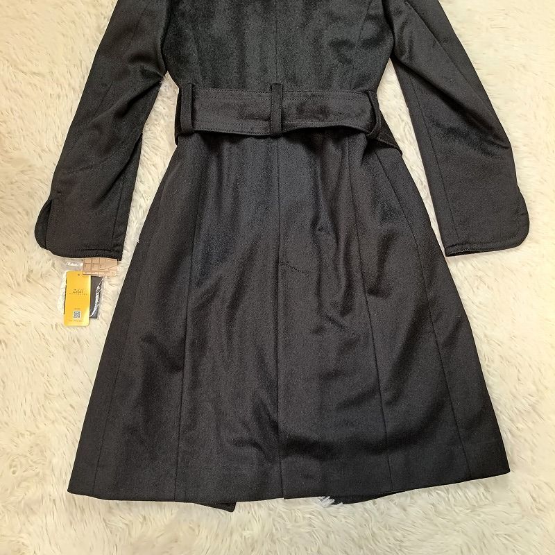 未使用 タグ付 Zelal MOTOMACHI 元町ゼラール カシミヤ100% ロング