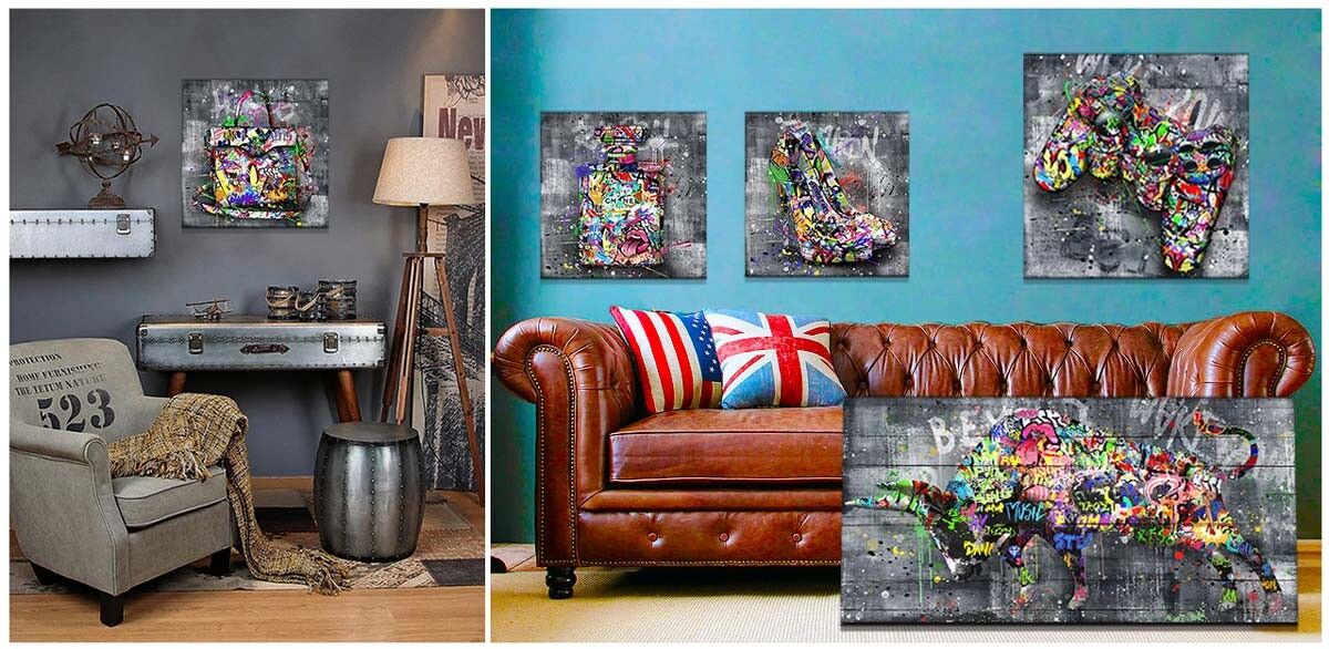 アートパネル ARTJOY Graphical BAG 50cm インテリア 壁掛け 絵 ポップ