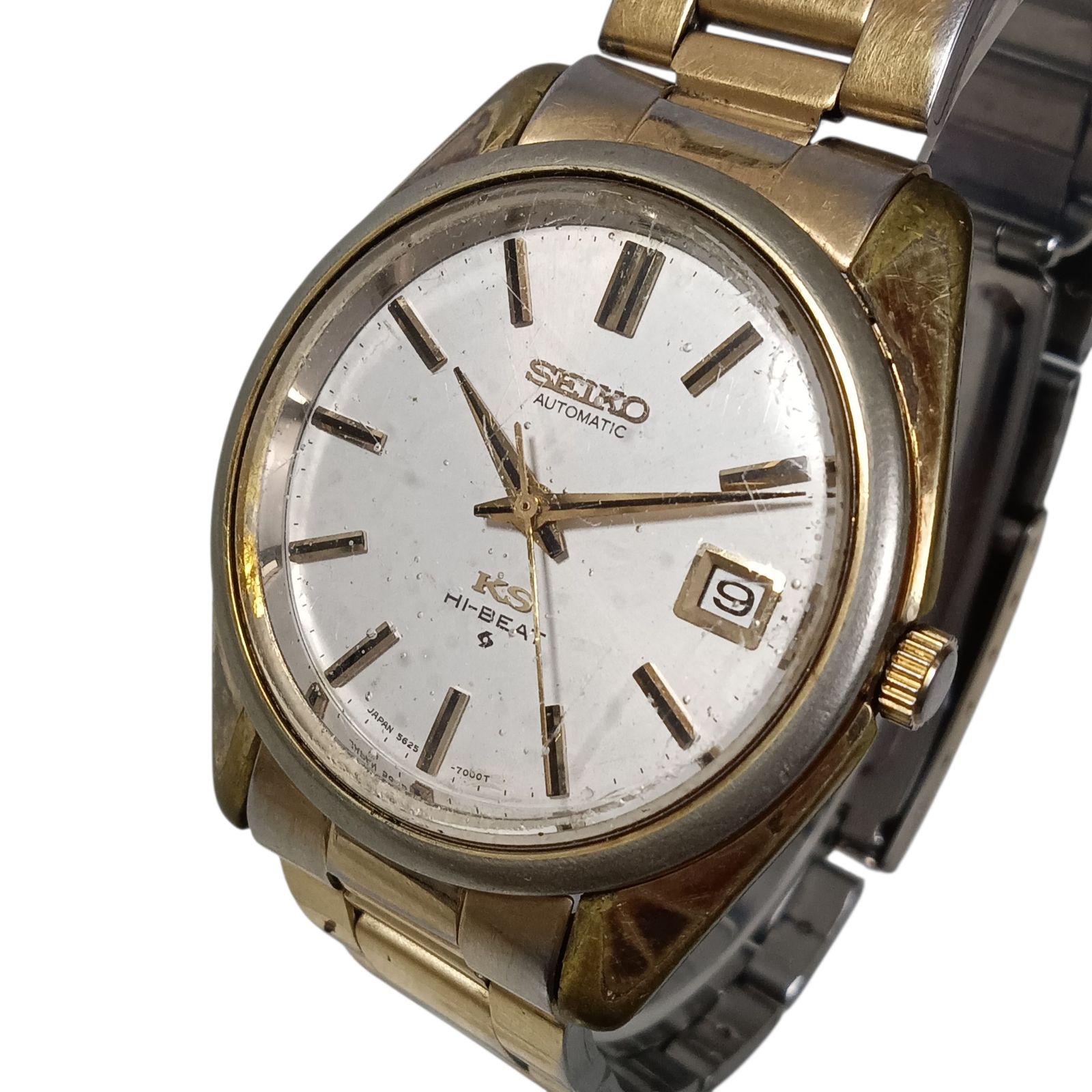 SEIKO キングセイコー HI-BEATノンディト【稼働品】 King Seiko（SEIKO） 【OH済】1971年製 キング セイコー 45-7010 45KS