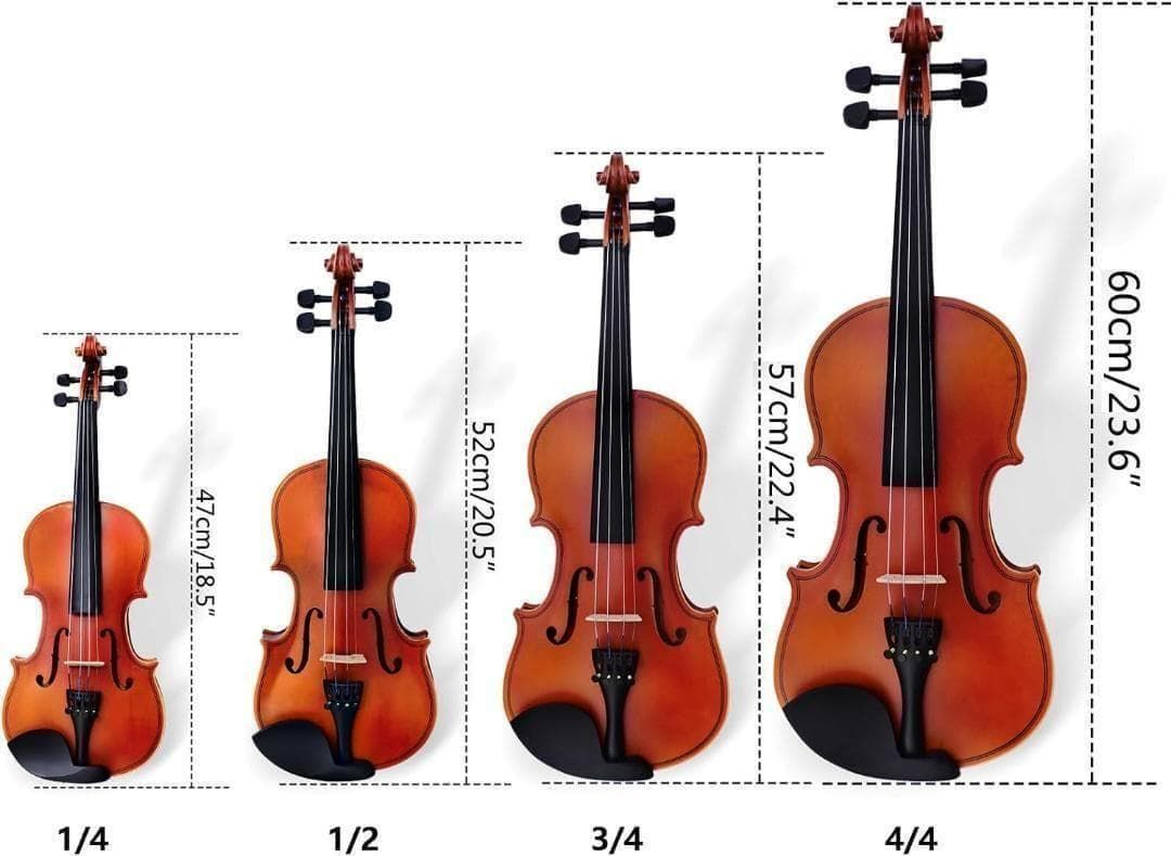 M2285-119-86】バイオリン 3/4 初心者セット ヴァイオリン 弓2本