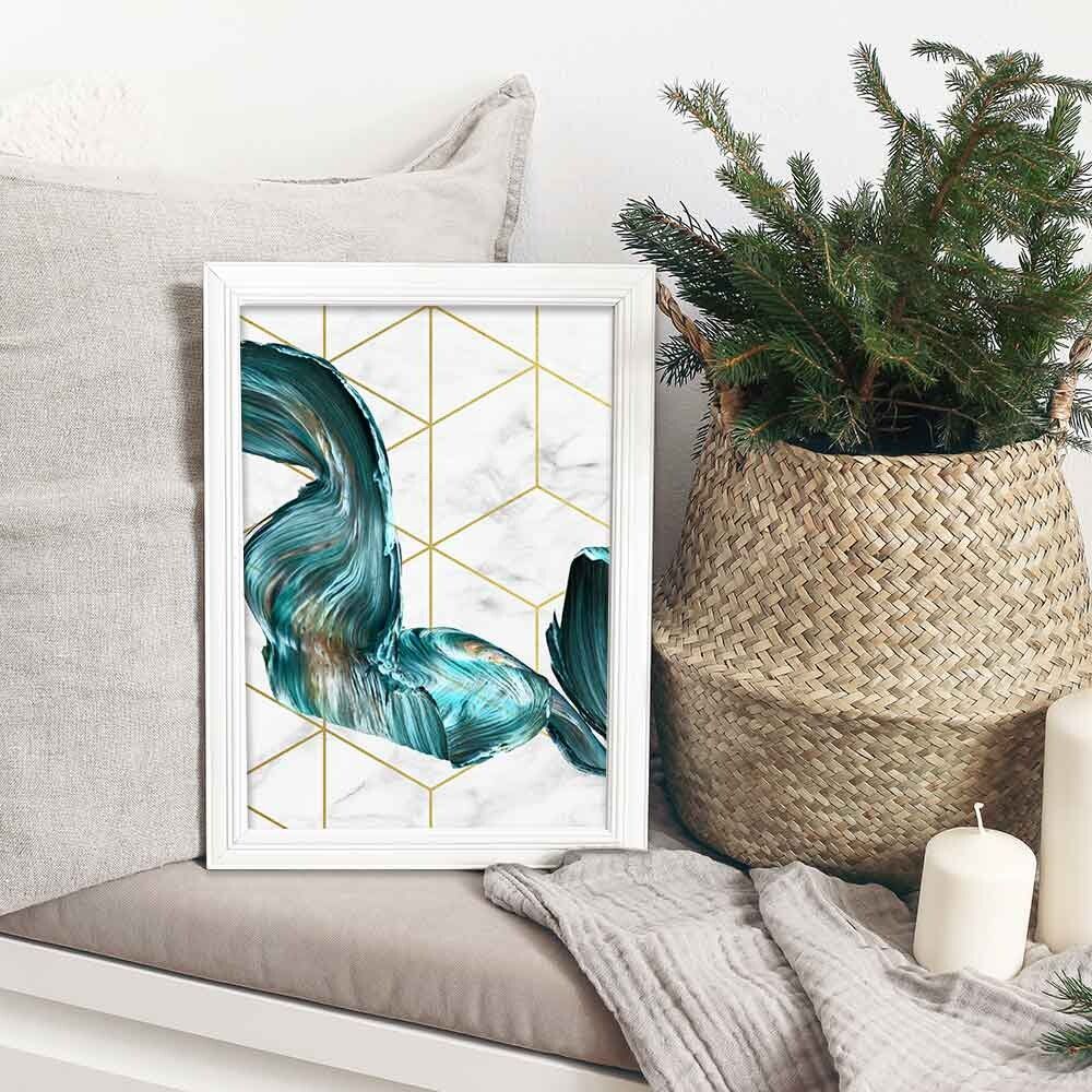 アートポスター A4 クリエイティブテイスト miim ポスター 幾何学 模様