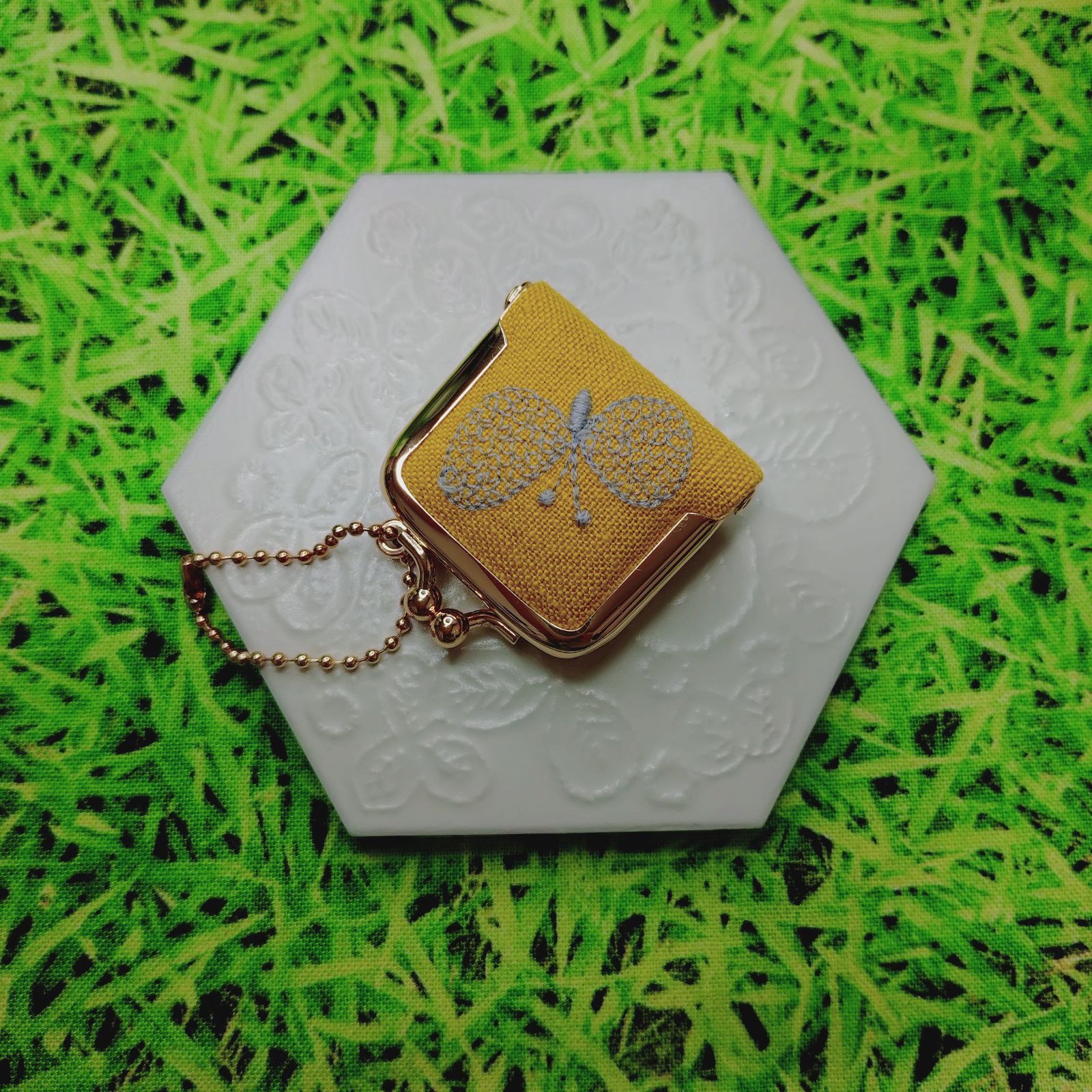 minä perhonen ミナペルホネン ꕤ ミニミニチャームポーチ　#1 minä perhonen ミナペルホネン ꕤ ミニミニチャームポーチ #1