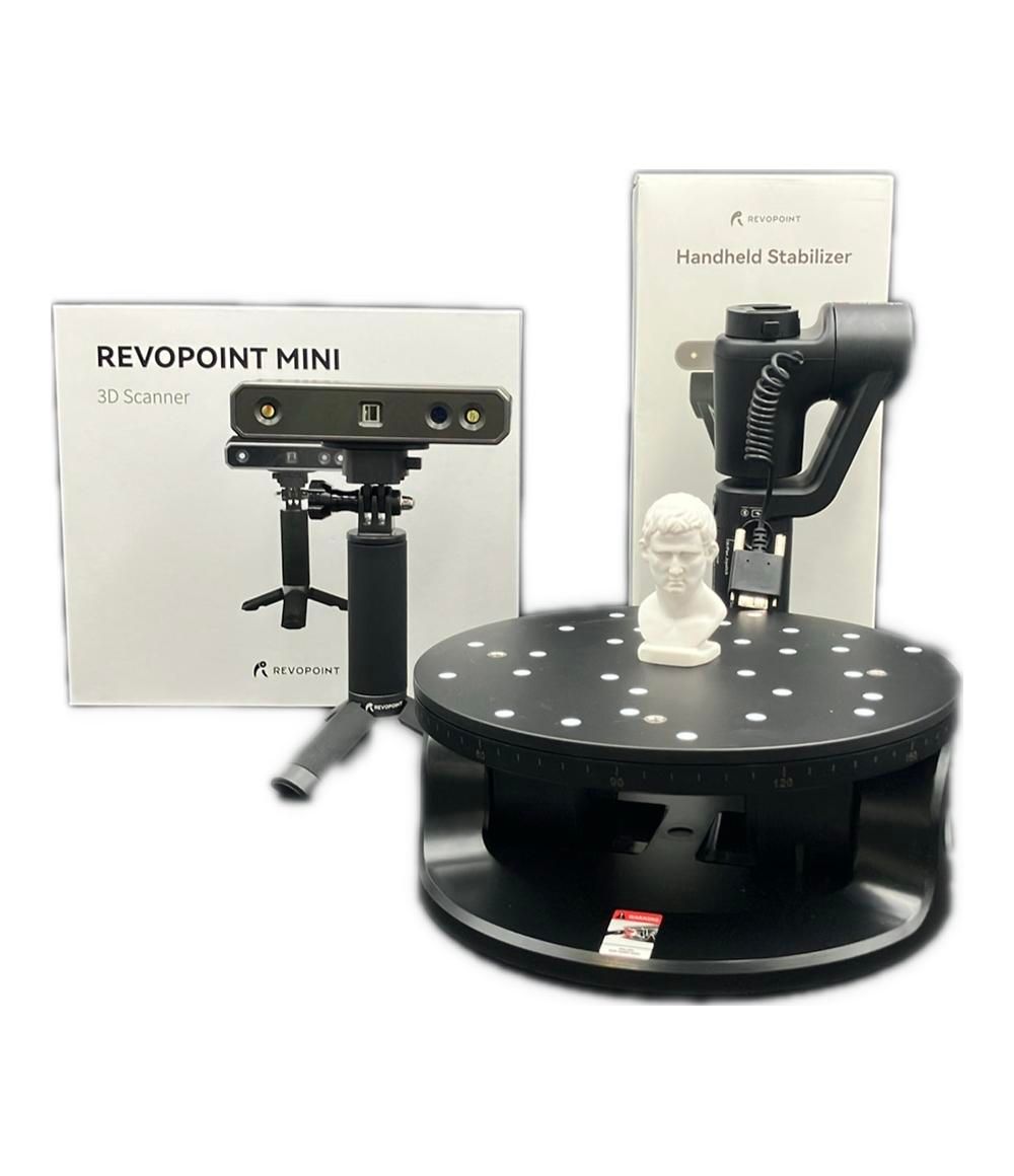 REVOPOINT 3Dスキャナー MINI/ハンドヘルドスタビライザー/2軸ターン