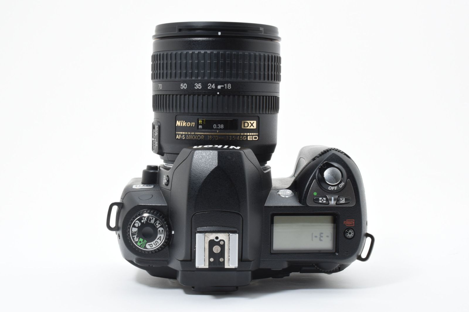 未使用に近い Nikon D70S ショット数180回 レンズキット #9255 中古】Nikon ニコン D70s + AF-S DX NIKKOR 18-55mm f/3.5-5.6 G ED