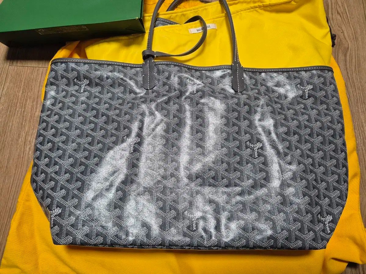 ゴヤール サンルイ PM グレー 販売 -ほぼ新品 (店舗フルセット) - メルカリ