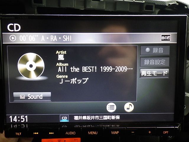 N231-4 スズキOP/パナソニック CN-RZ83ZA 8インチメモリ 4×4地デジ内蔵