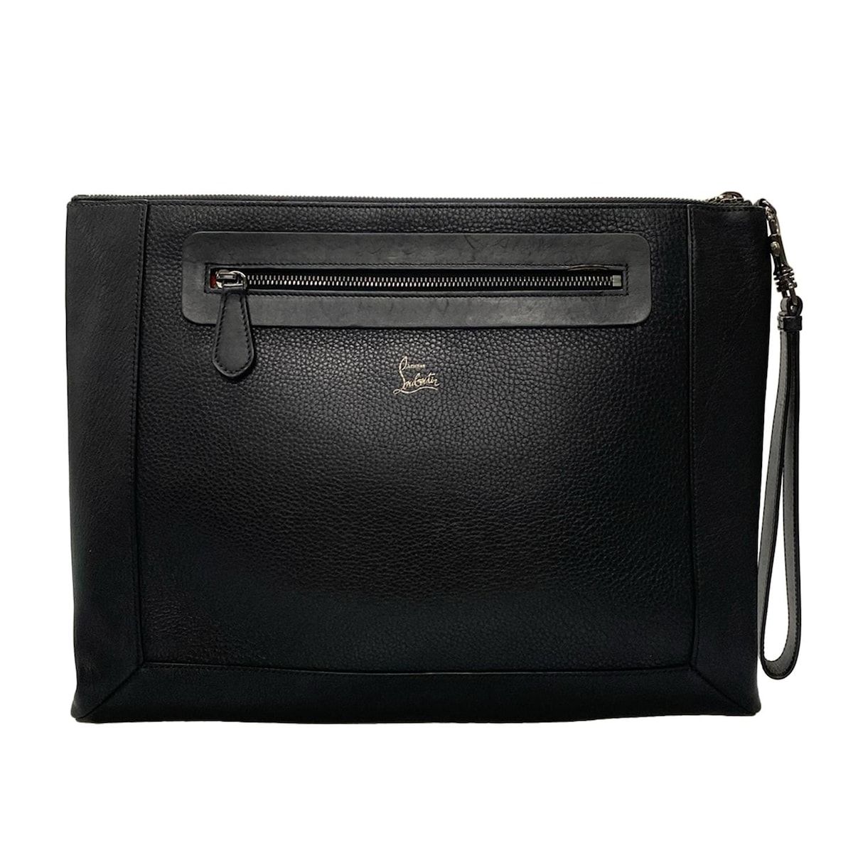 Christian Louboutin スタッズクラッチバッグ Christian Louboutin （ほぼ未使用）スタッズクラッチバッグ