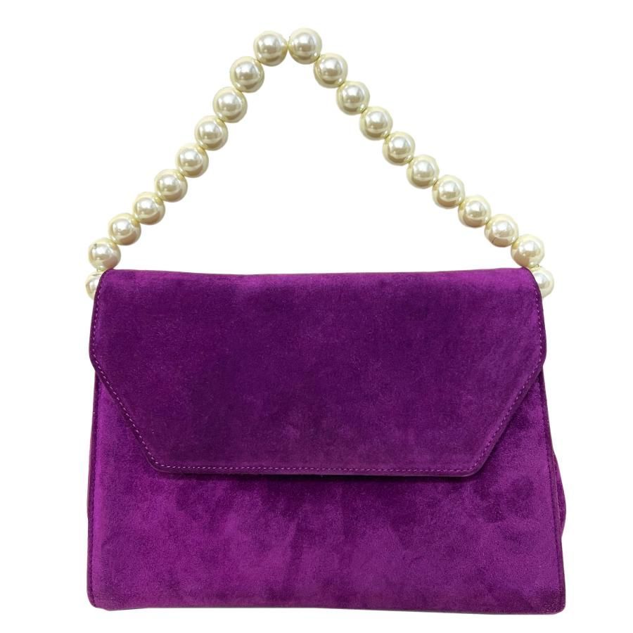 Salvatore Ferragamo フェラガモ バッグ ヴィンテージ パール ハンド