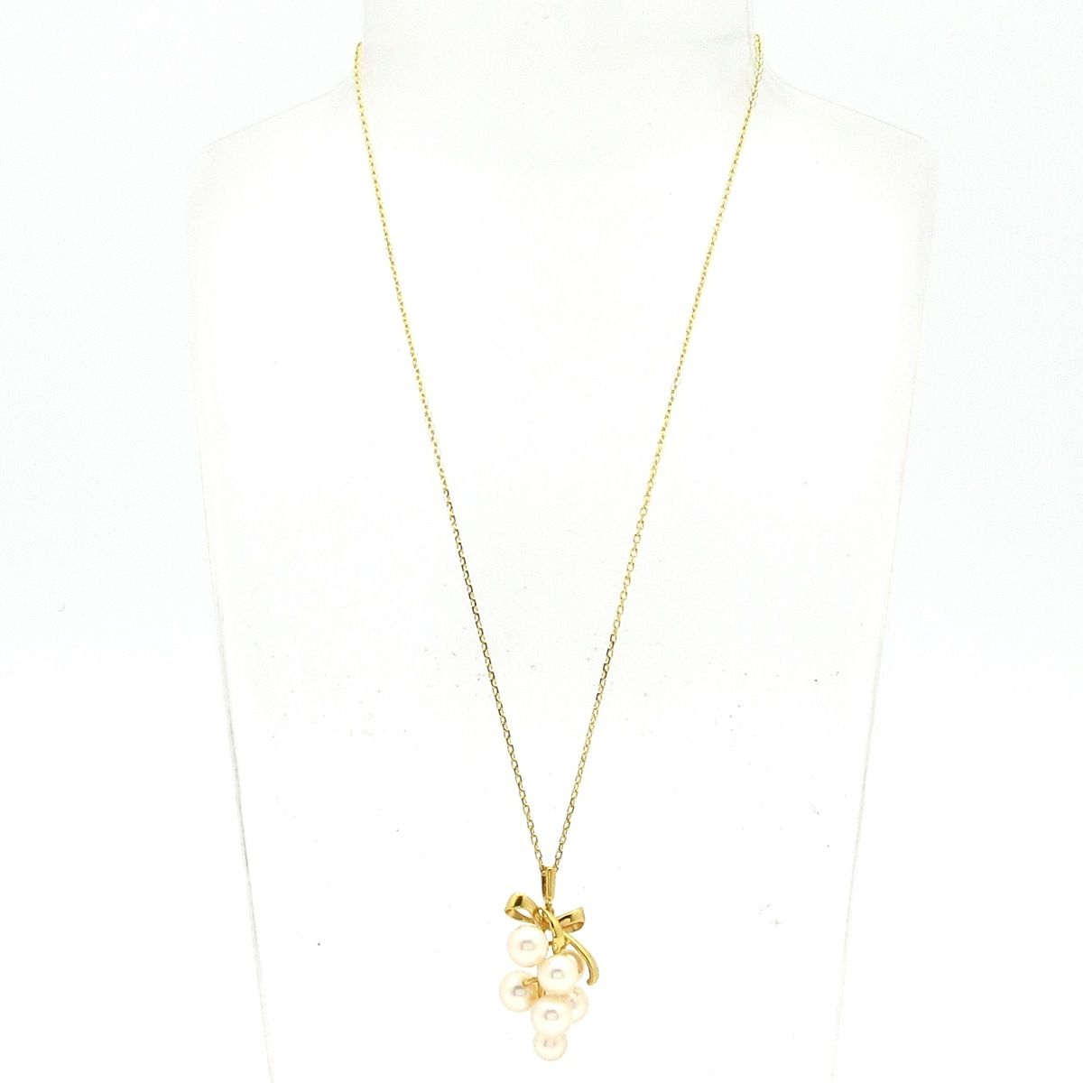 mikimoto(ミキモト) ネックレス美品 - K18YG×パール パール直径約6mm