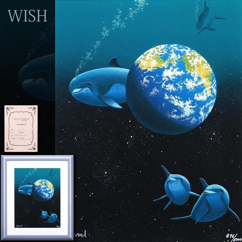 真作】【WISH】シム・シメール SCHIM SCHIMMEL「大切な場所Ⅱ」シルク