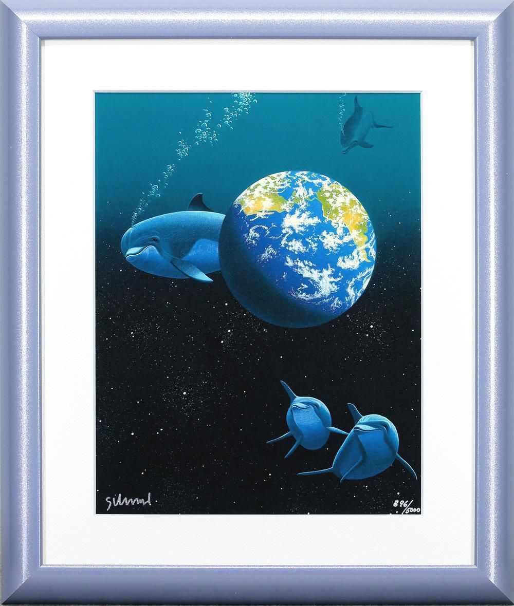 真作】【WISH】シム・シメール SCHIM SCHIMMEL「大切な場所Ⅱ」シルク