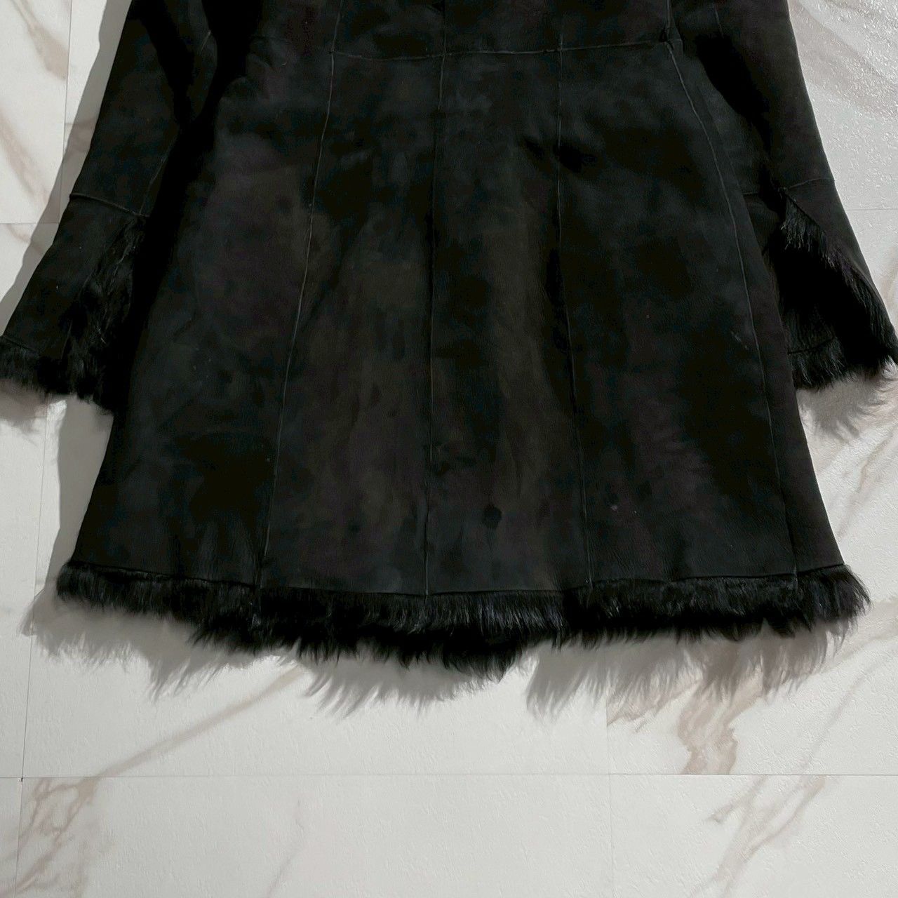 激レア✨️エポカ EPOCA ムートンコート ラムレザー リアルファー 羊革