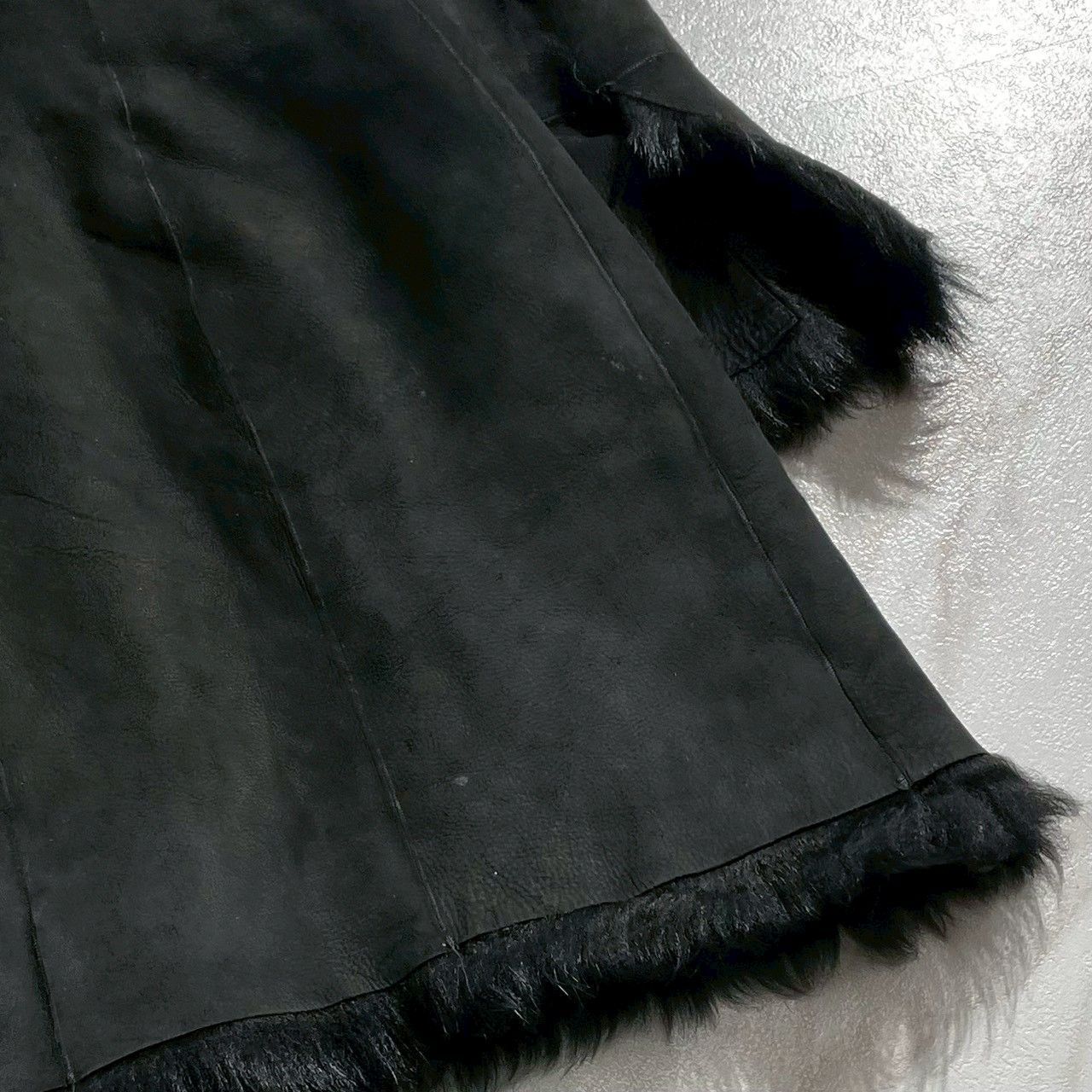 激レア✨️エポカ EPOCA ムートンコート ラムレザー リアルファー 羊革