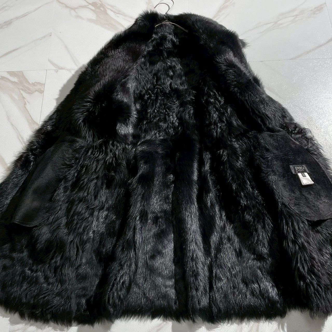 EPOCA❤️エポカ❤️本革ラムレザー＆ウール異素材切替ムートンコート 激レア✨️エポカ EPOCA ムートンコート ラムレザー リアルファー 羊革