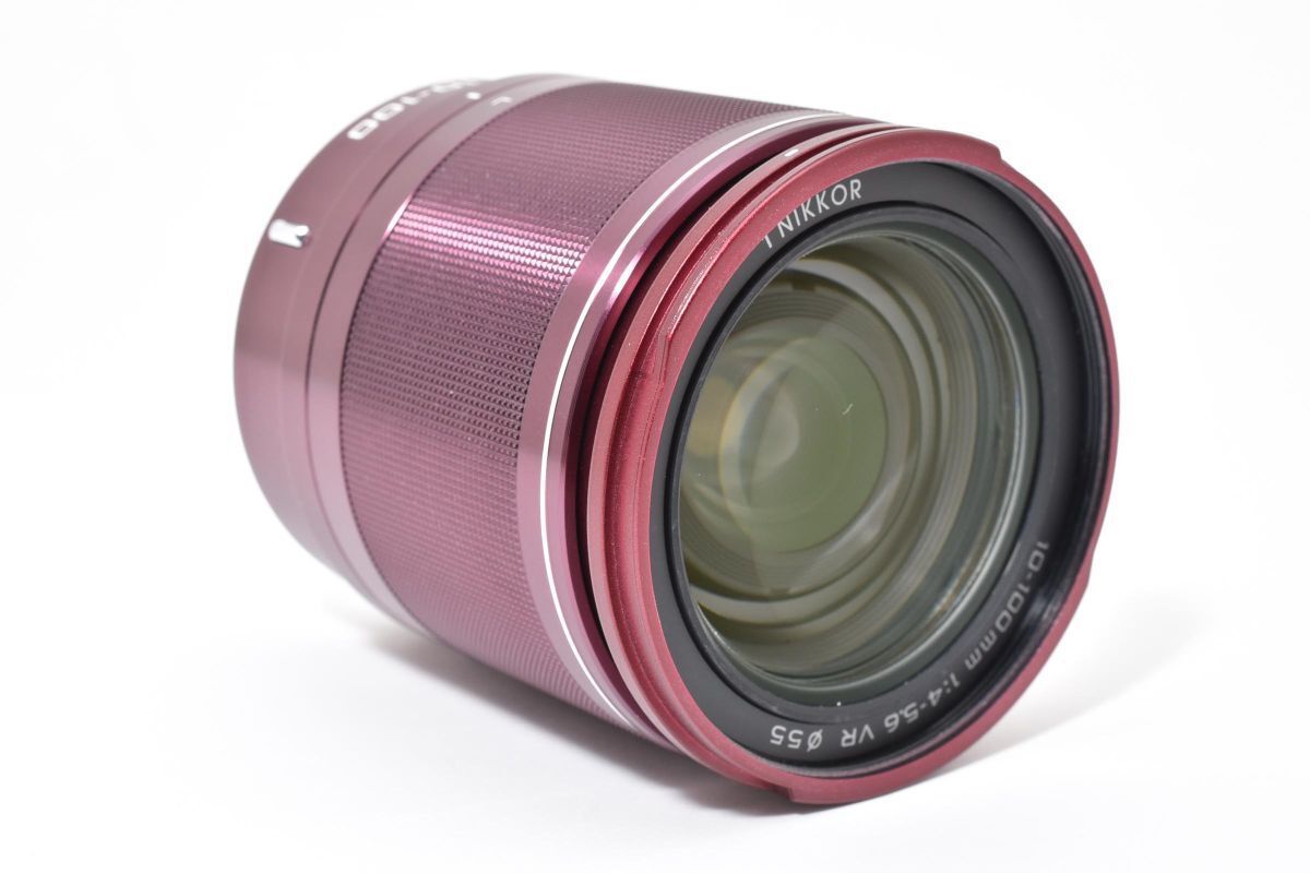 現状動作品 Nikon 1 NIKKOR 10-100mm F4-5.6 VR レッド YM4519#45 