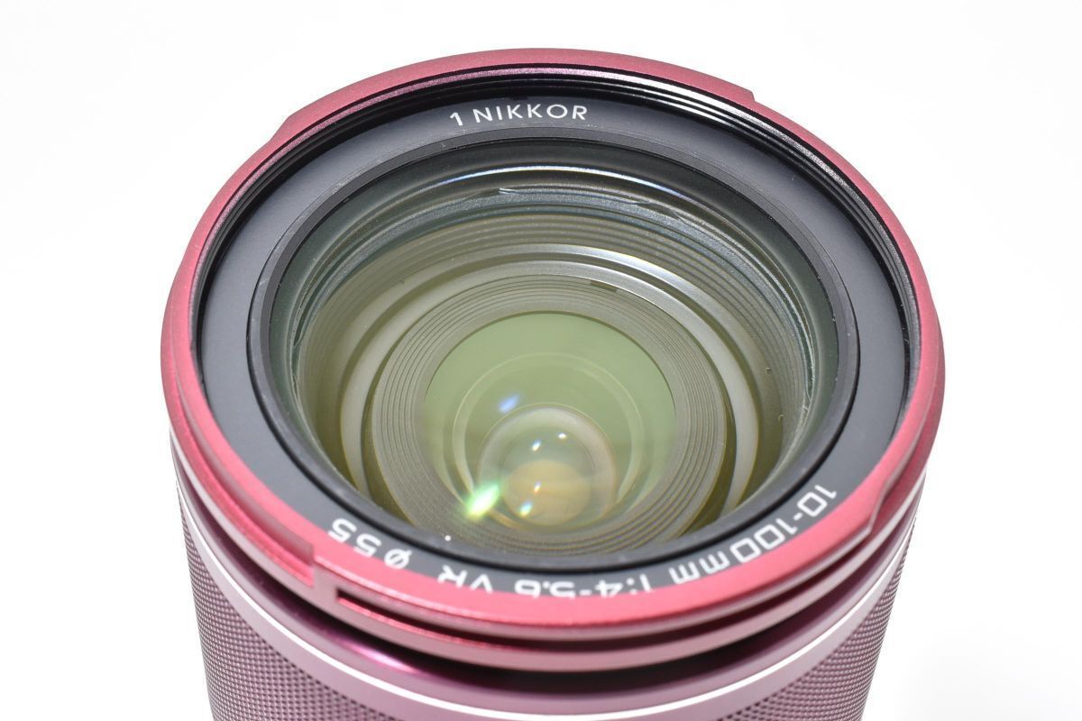 現状動作品 Nikon 1 NIKKOR 10-100mm F4-5.6 VR レッド YM4519#45 