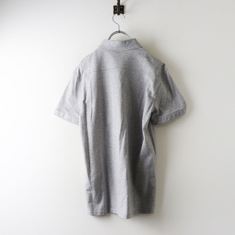 FRED PERRY フレッドペリー ポロシャツ 日本製 L グレー 灰色鹿子 フレッドペリー FRED PERRY ロゴ刺繍 コットンカノコポロシャツ L