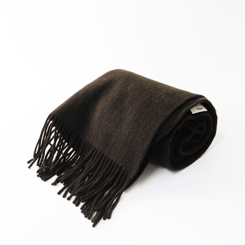 ASAUCE MELER＊ Chaos 別注＊大判ストール＊新品未使用 Chaos(カオス)｜【ASAUCE MELER】別注トライアングルストール/モカ の