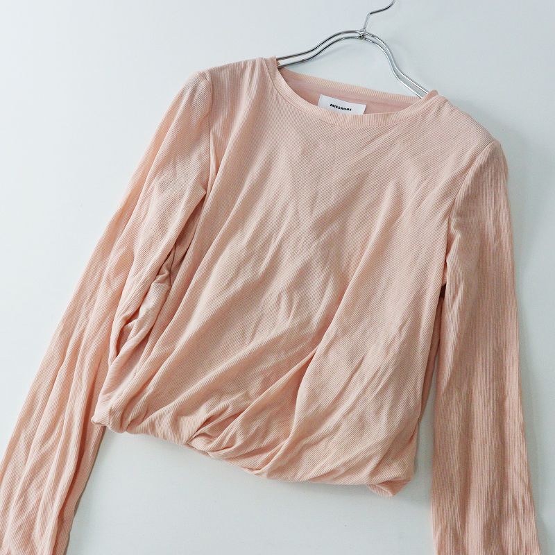 美品 2025SS ミースロエ MIESROHE ツイスト長袖トップス one size