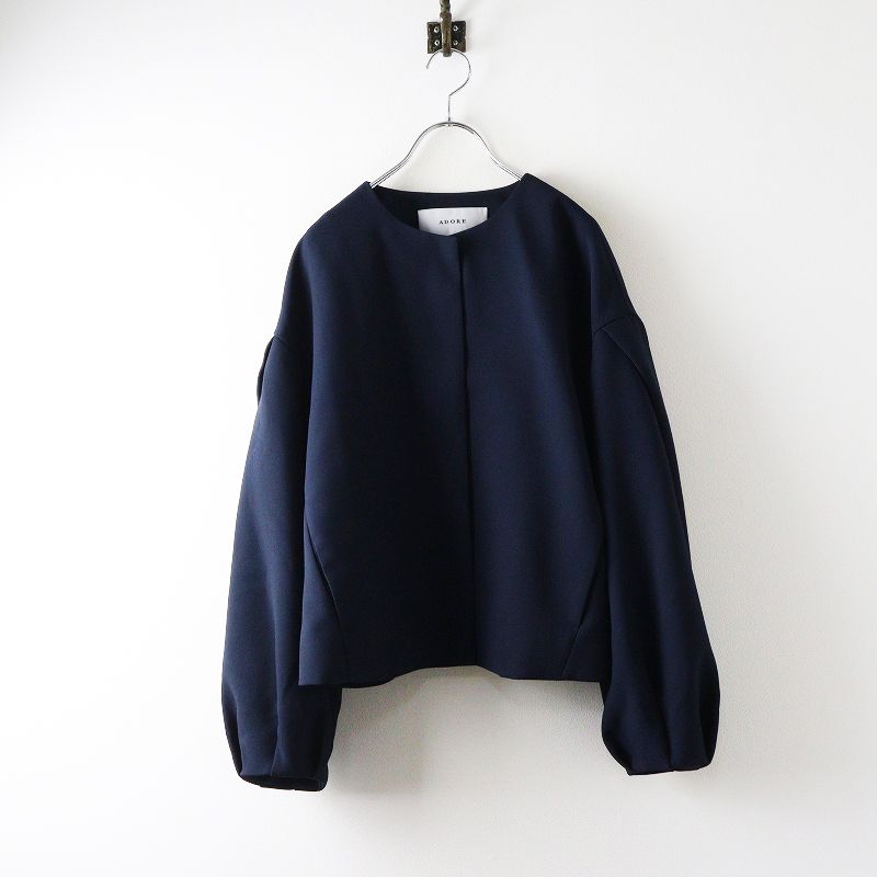 定価5.9万 2024SS アドーア ADORE クリアボンディングジャケット 38