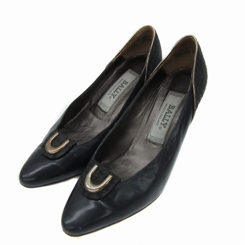 バリー BALLY シューズ パンプス ポインテッドトゥ コーンヒール