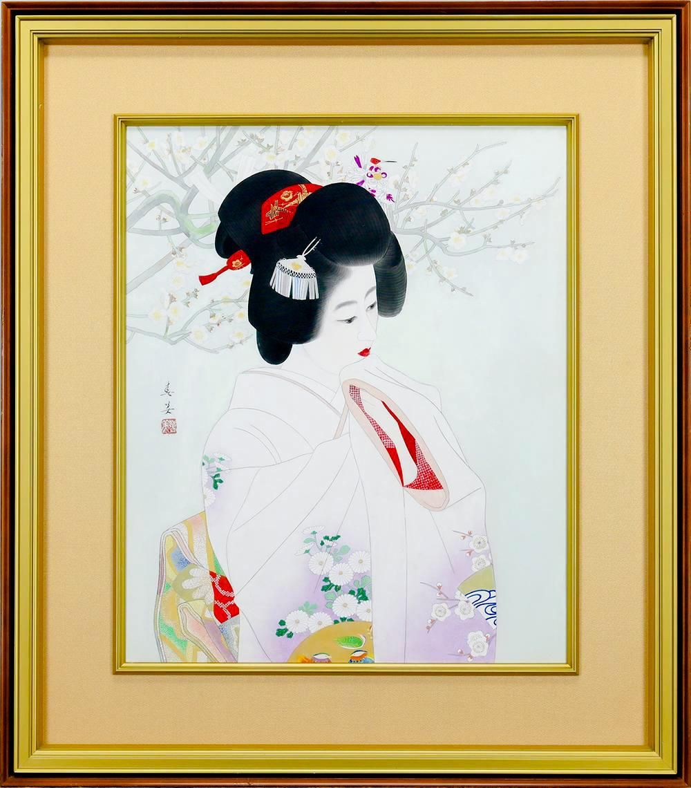 【立石春美】「作品名不名」油絵 絹本 立石春美】「作品名不名」油絵 絹本 立石春美】「作品名不名」油絵 絹本