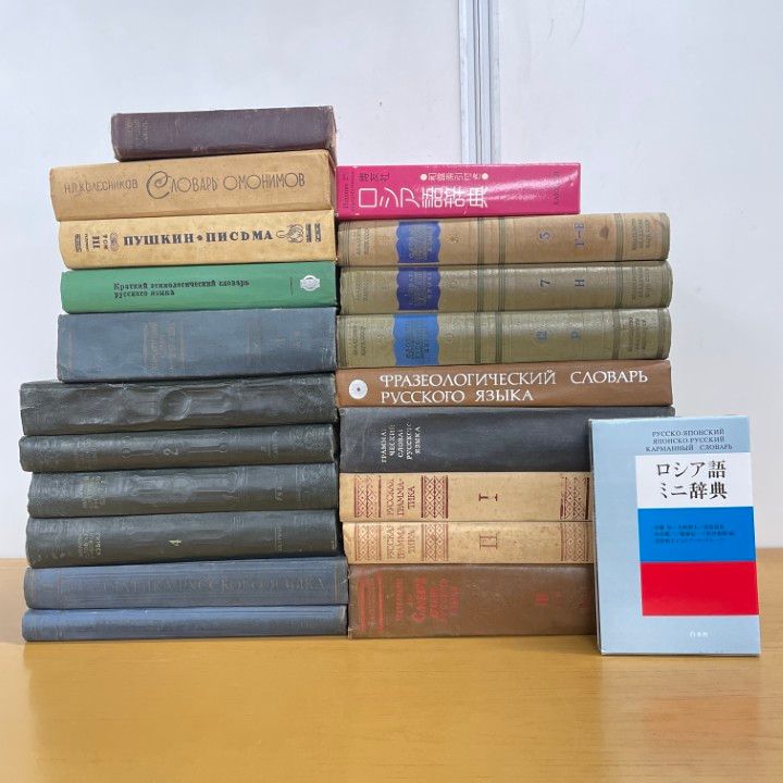□02)【1点限り!】【言語学習者向け】ロシア語の辞書・辞典などの本