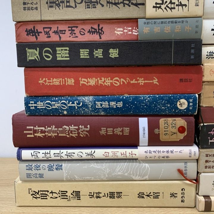 文学・小説 コレクション □01)【1点限り!】小説・エッセイ・評伝などの文学書 まとめ売り約30冊