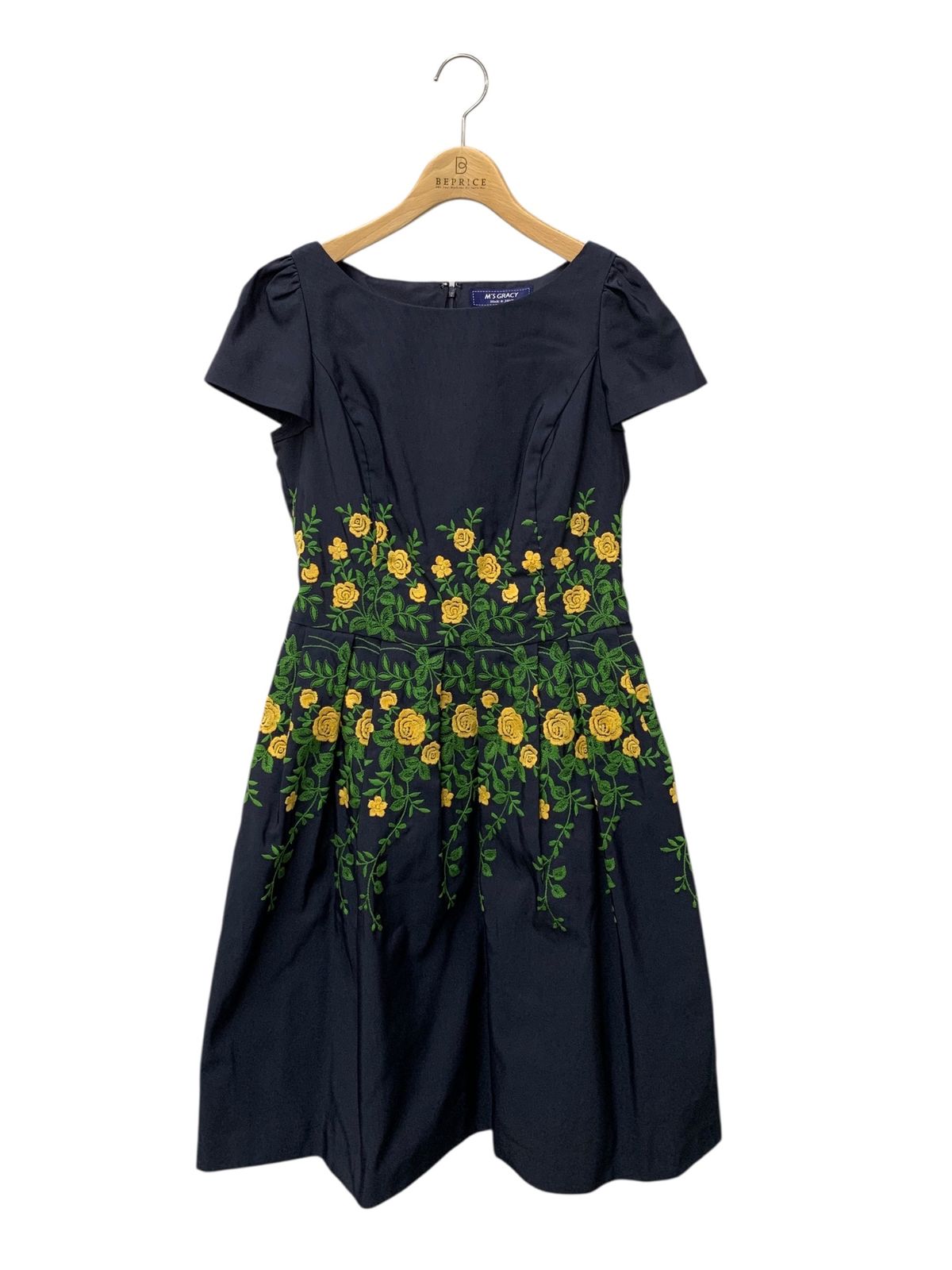 エムズグレイシー Flower pattern Embroidery Dress 911307 ワンピース