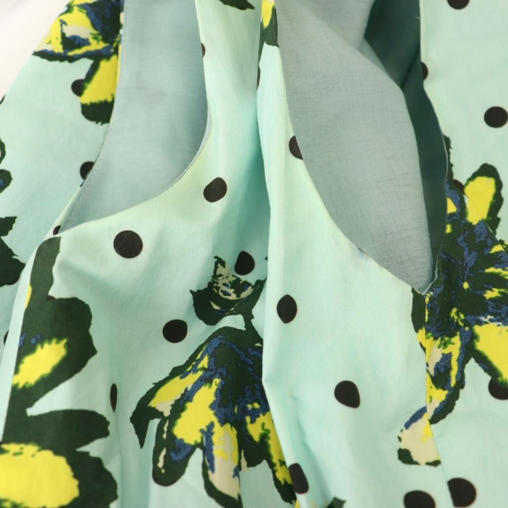 ランバンオンブルー LANVIN en Bleu ワンピース ひざ丈 総柄