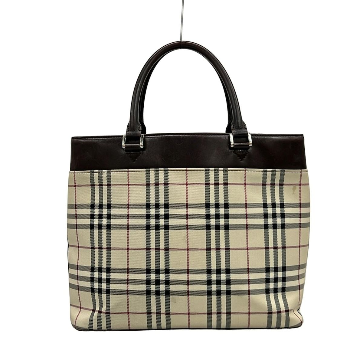 BURBERRY/Burberry(バーバリー) トートバッグ ベージュ×黒×レッド