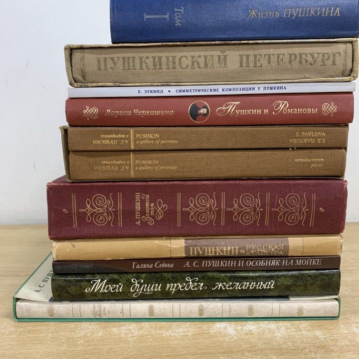 01 ! プーシキン関連のロシア語洋書 14冊セット 本 文学 文芸 詩人 作家 人生 判断 論争 文化 対称的 構成 邸宅 B