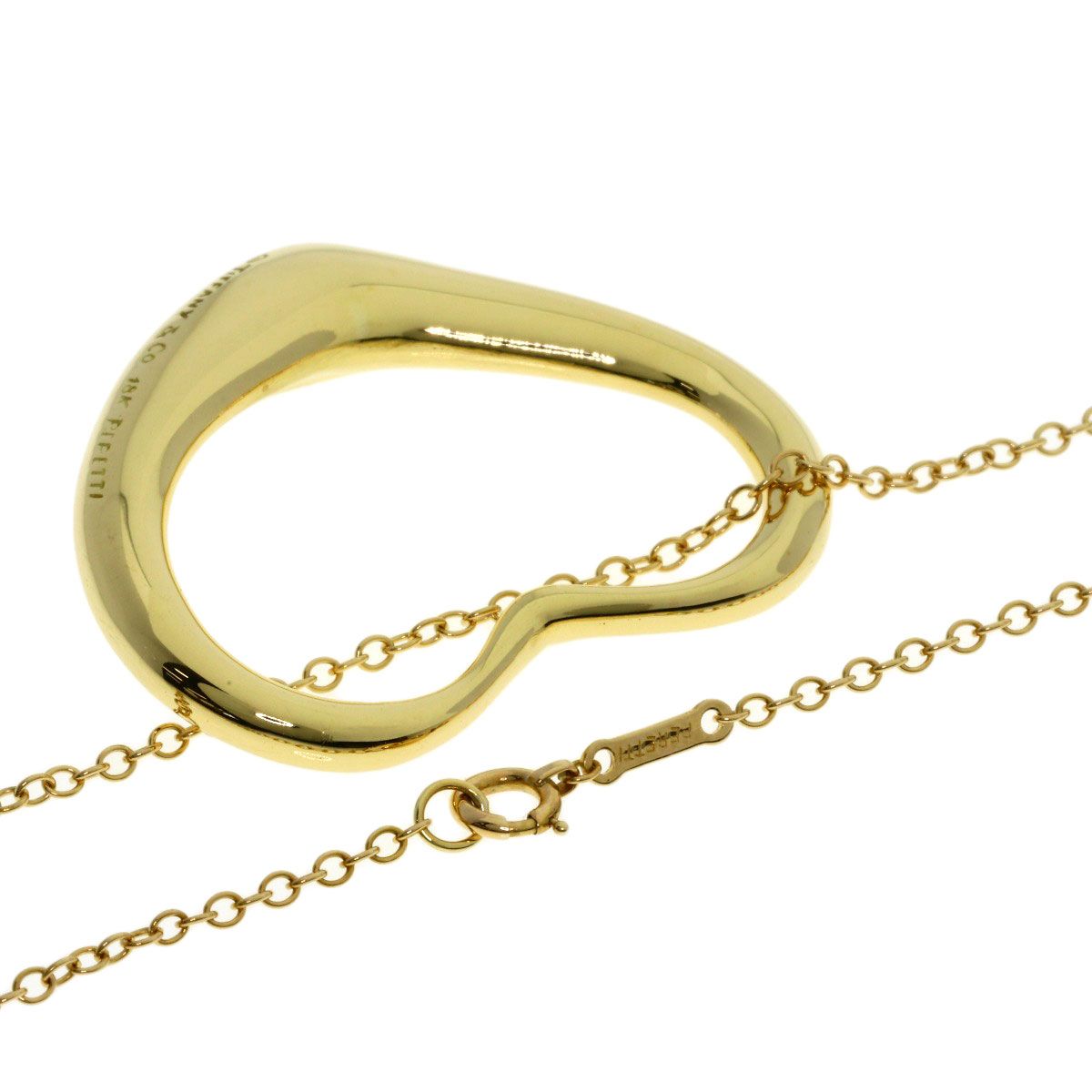 TIFFANY&Co. ティファニー オープンハート ラージ ロング ネックレス