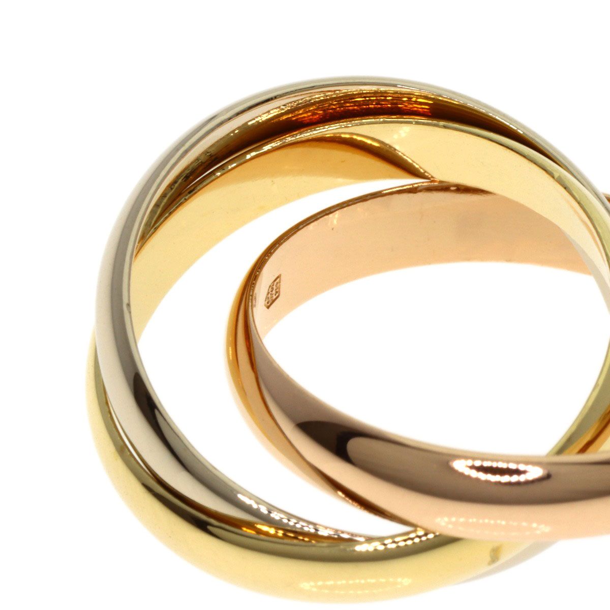 CARTIER カルティエ トリニティ #51 リング・指輪 K18YG K18WG K18PG