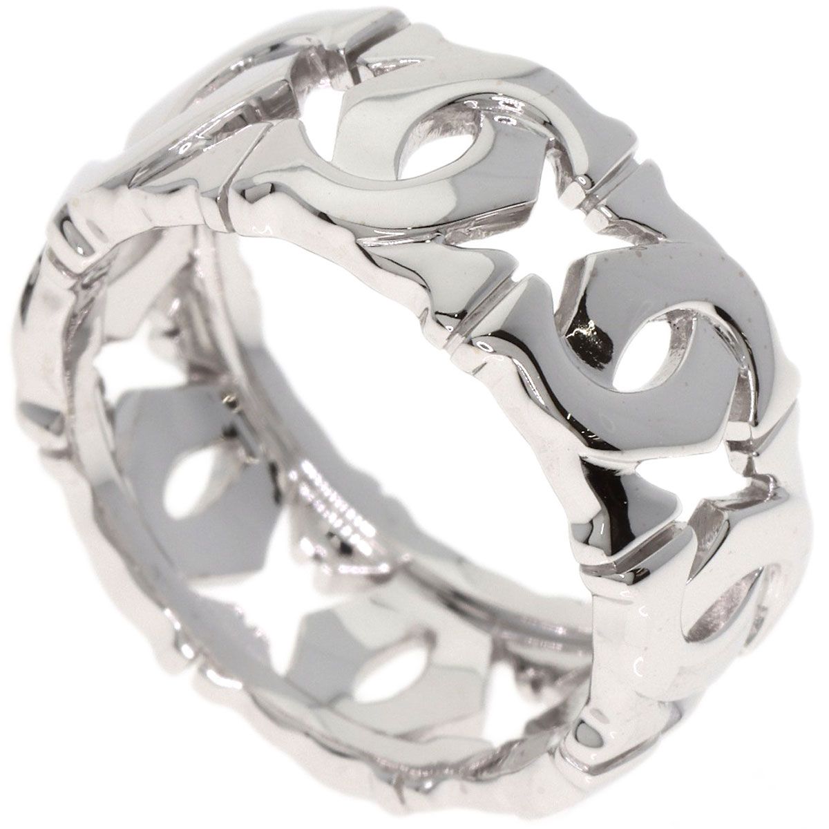 CARTIER カルティエ アントルラセ #51 リング・指輪 K18WG レディース